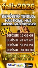 Logo FELIZ2026.COM - DEPOSITO 3X