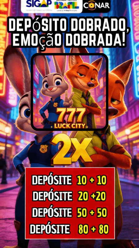 Logo LUCK-CITY777.COM - DEPOSITO 2X