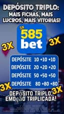 Logo 585BET.COM - DEPOSITO 3X