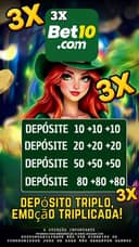 Logo BET-10.COM - DEPOSITO 3X