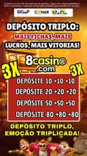 Logo 8CASINO.COM - DEPOSITO 3X