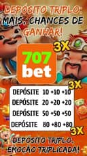 Logo 707BET.COM - DEPOSITO 3X