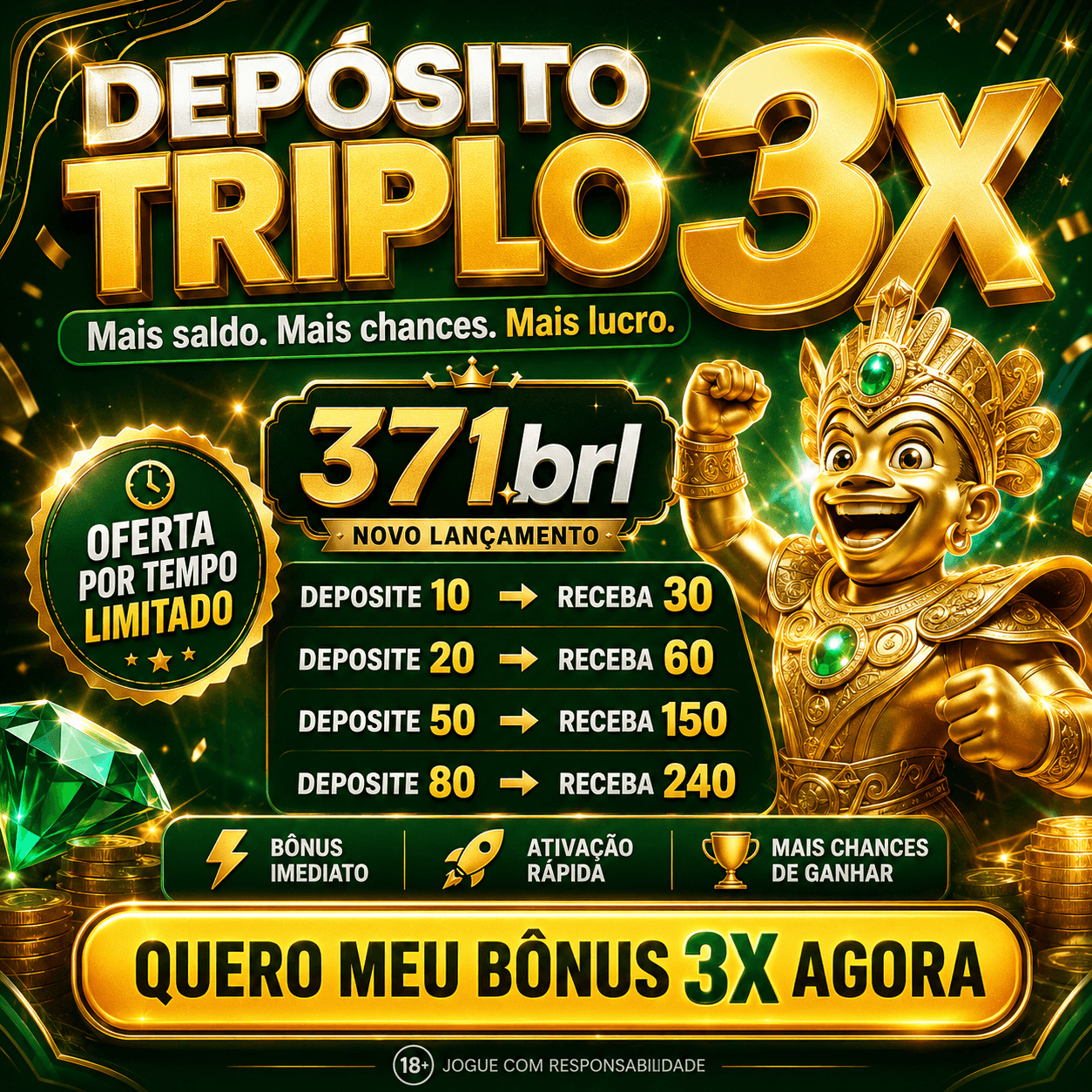 Logo 371BRL3.COM - DEPOSITO 3X