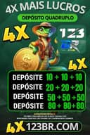 Logo 123BR3.COM - DEPOSITO 4X