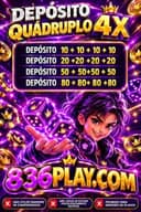 Logo 836PLAY.COM - DEPOSITO 4X