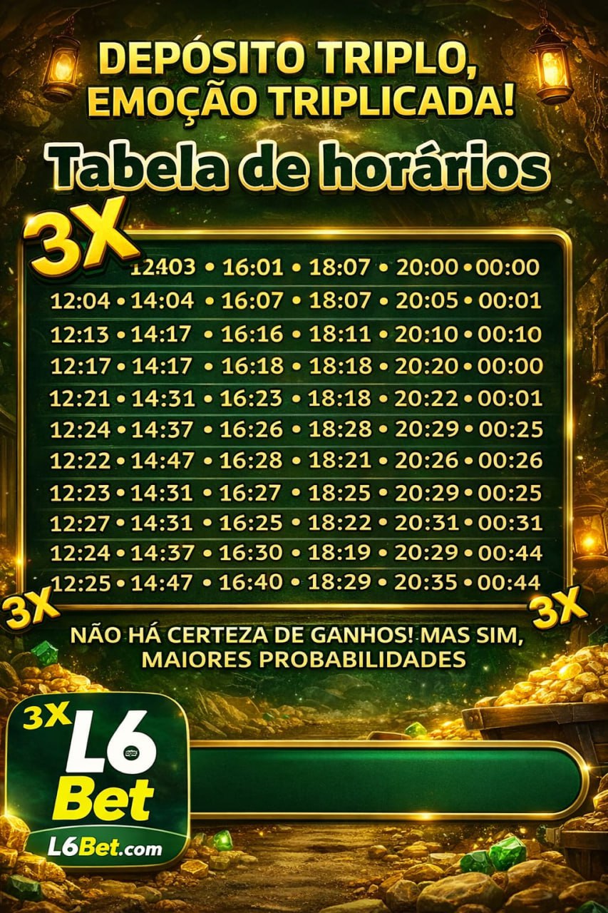 Screenshot da L6-BET.COM - DEPOSITO 3X