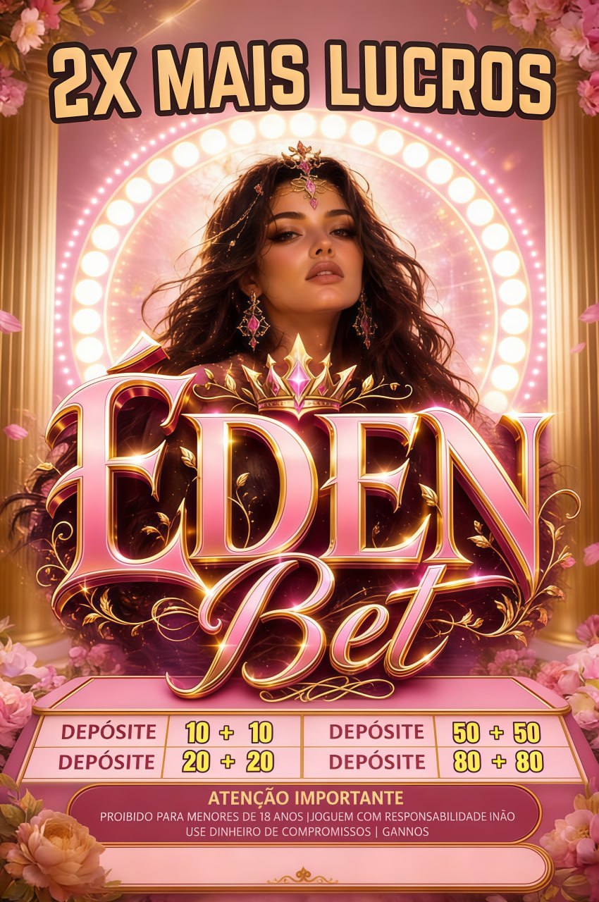 Screenshot da EDENBET.COM - DEPOSITO 2X