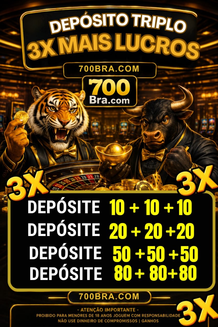 Screenshot da 700BRA3.COM - DEPOSITO 3X