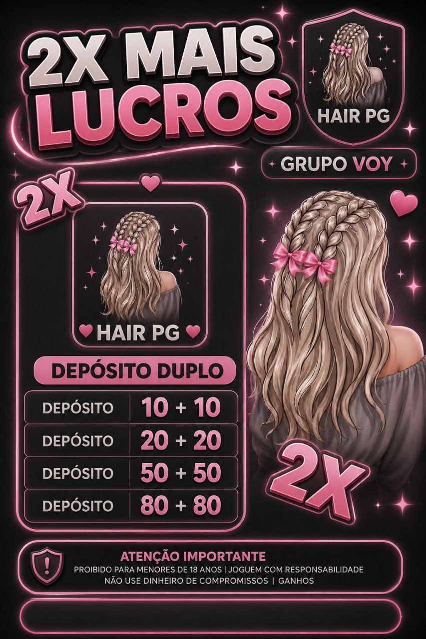 Screenshot da VOY HAIRPG.COM - DEPOSITO 2X