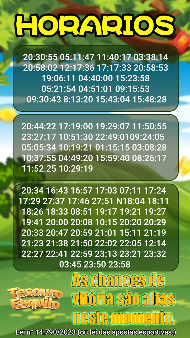 Screenshot da JOGO DO ESQUILO - LANÇAMENTO TESOURO DO ESQUILO