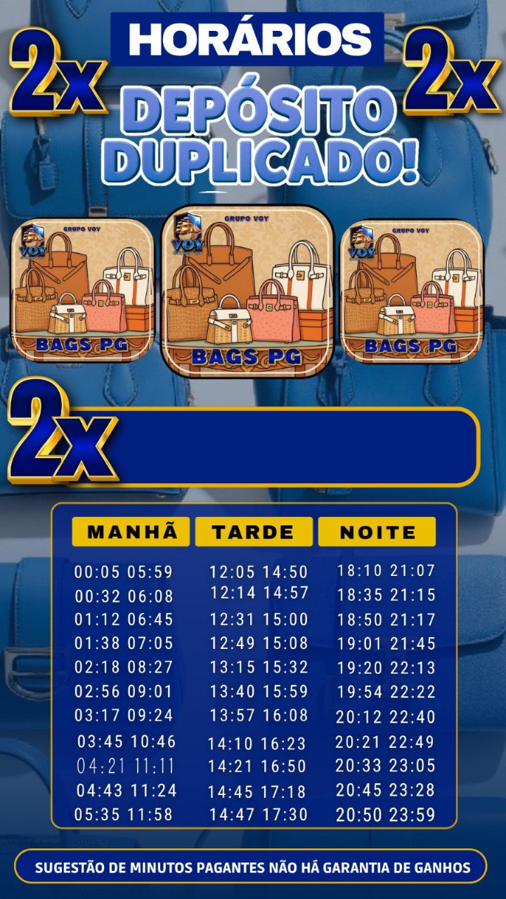 Screenshot da BAGSPG.com - DEPOSITO 2X