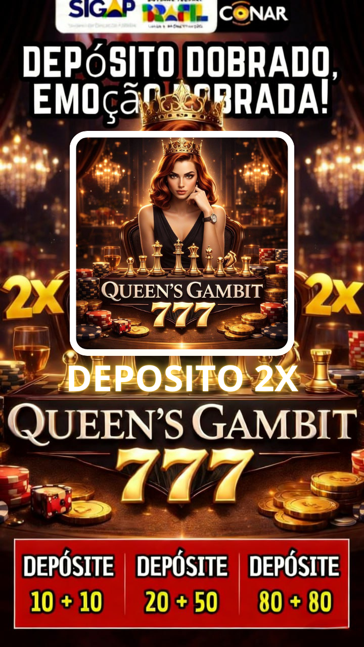 Logo da QUEEN-GAMBIT777.COM - DEPOSITO 2X
