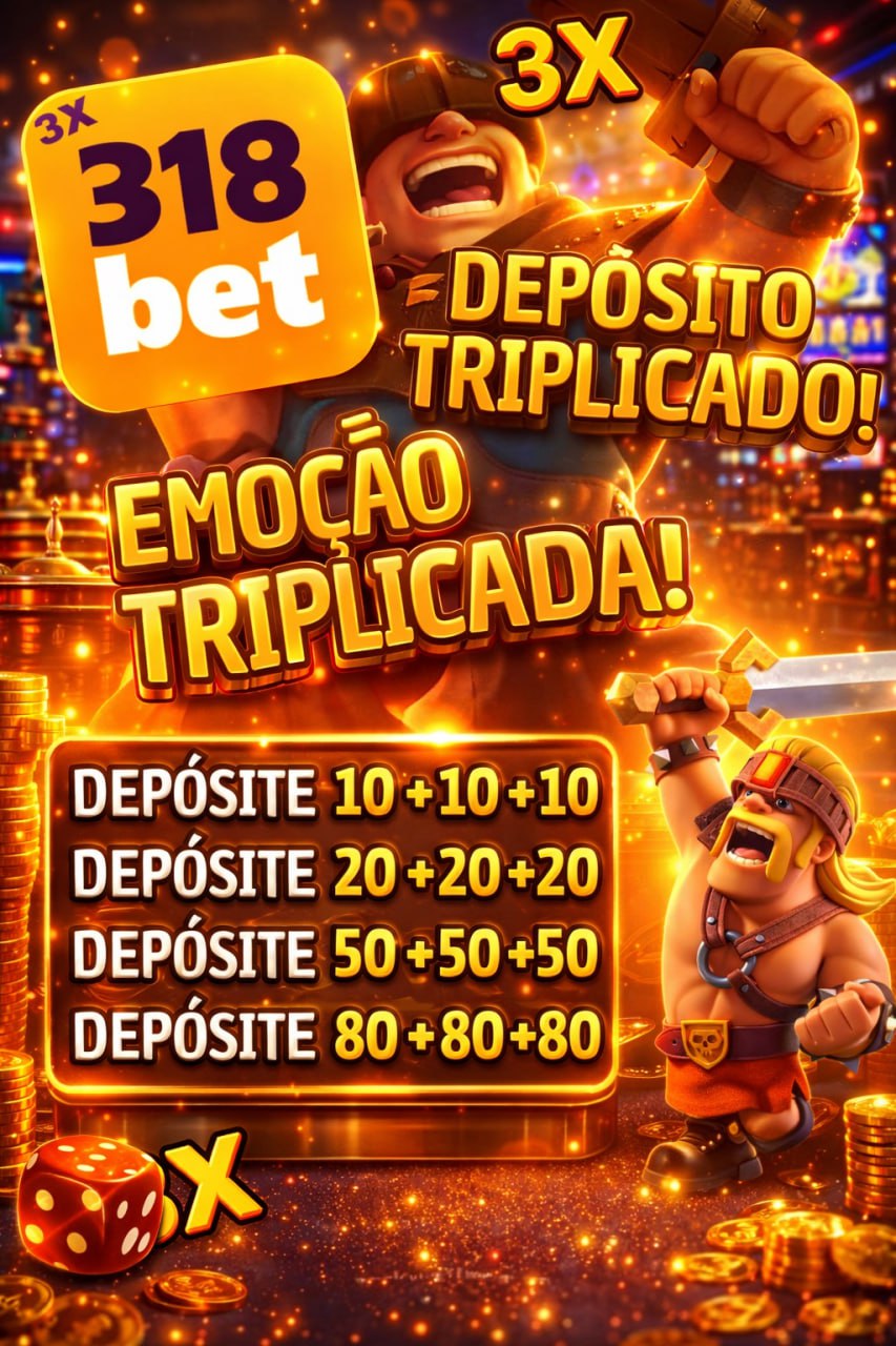 Logo da 318BET.COM - DEPOSITO 3X