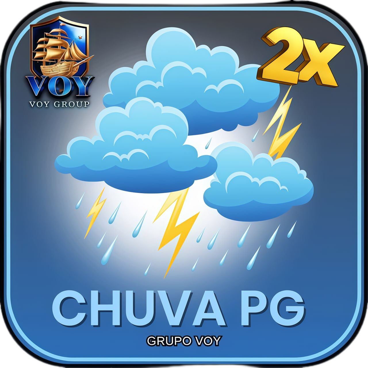 Logo da VOYCHUVAPG.COM - DEPOSITO 2X