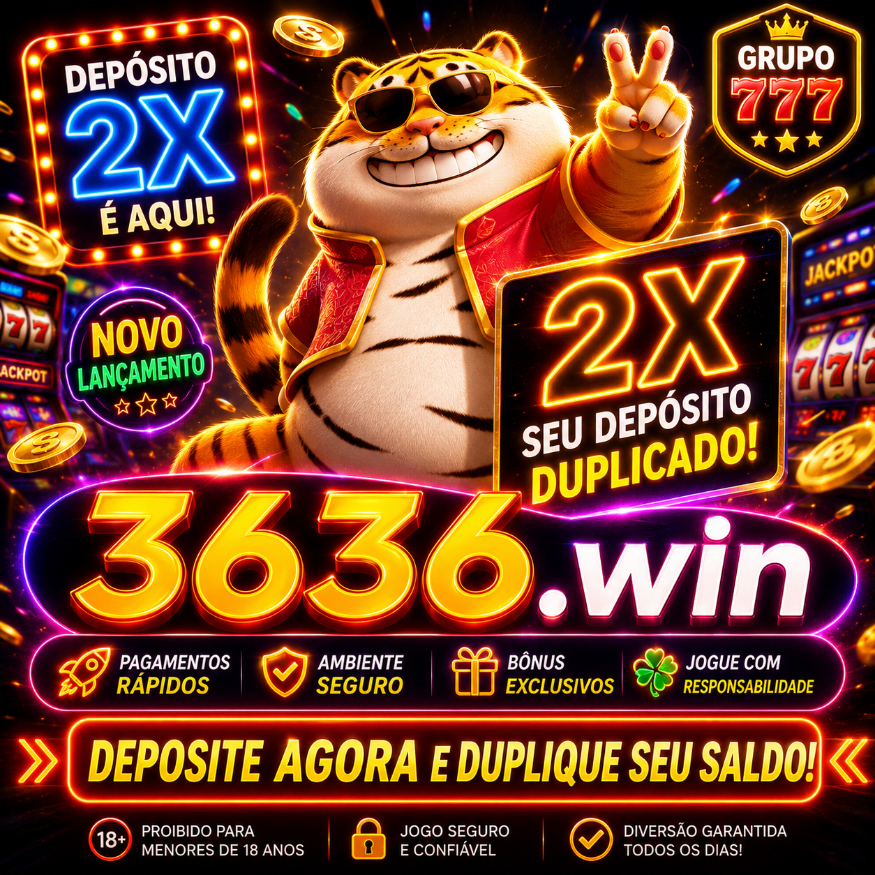 Logo 3636WIN.COM - DEPOSITO 2X