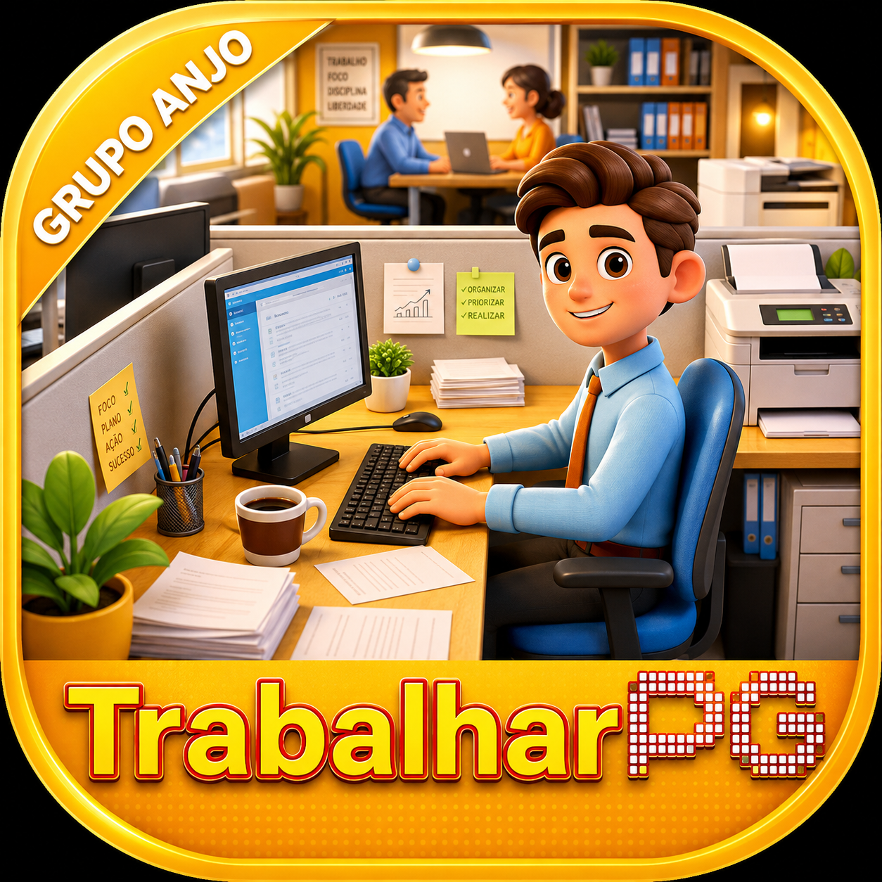 Logo TRABALHAR PG.COM