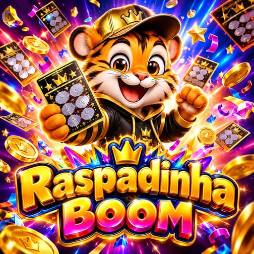 Logo RASPADINHA BOOM.COM